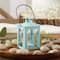 Kate Aspen® Luminous Blue Tea Light Holder Lantern, 4ct.